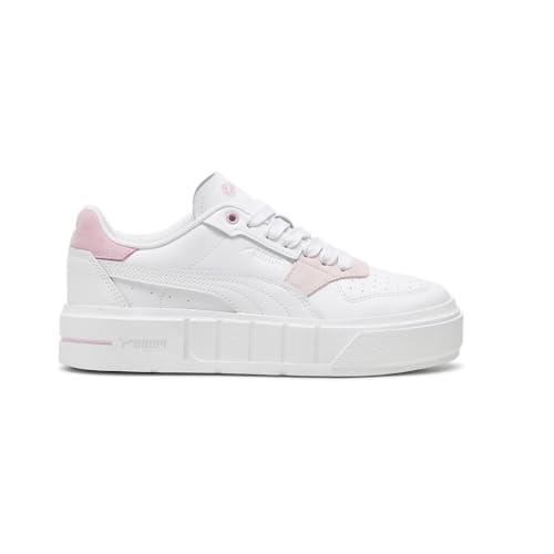 PUMA Kids Girls Cali Court Match Perforated Platform Sneakers Shoes Casual - White - Size 6 M