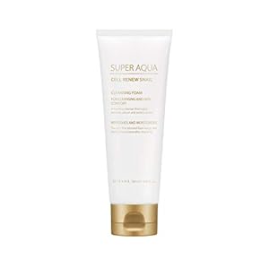 MISSHA Super Aqua Cell Renew Snail Cleansing Foam, 8809581458550