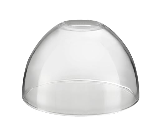 Image of Aspen Creative 23621-60-3, Clear Glass Shade for Lighting Fixture /Vanity Light /Wall Light, Size: 5-7 /8 inch D. x 3-3 /4 inch H., 3Pcs /Pack