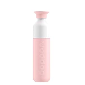 Dopper Geïsoleerde Steamy Pink thermoskan, 350 ml, roestvrij staal, waterfles voor sport, 24 uur bij kou, 9 uur warm