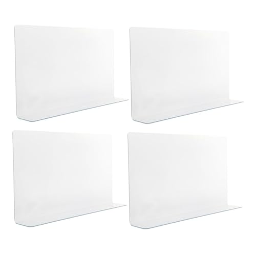 ABOOFAN Bathroom Splash Guard for Sink 4pcs Bathtub Water Guards Corner Splash Barrier Easy Install