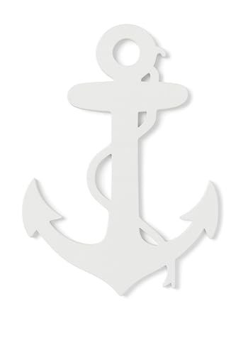 BEKERART Large Anchor Wall Art – Coastal Outdoor PVC Sign,