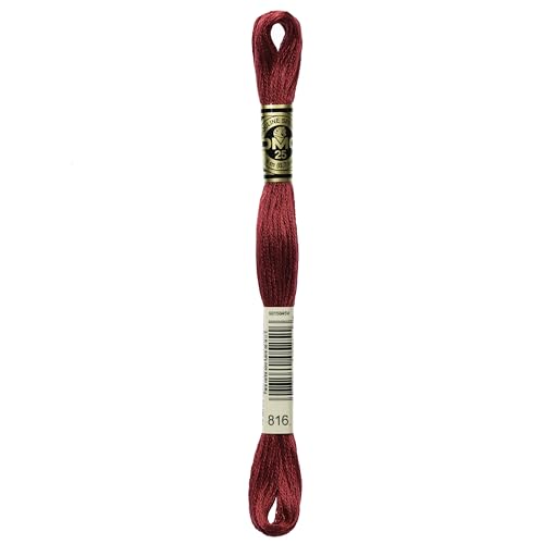 Dmc 6-Strand Embroidery Cotton 8.7yd-Garnet