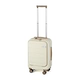 [エース] スーツケース 双輪キャスター キャスターストッパー キャリーケース フレットボード アイボリー Sサイズ(機内持込) 29L