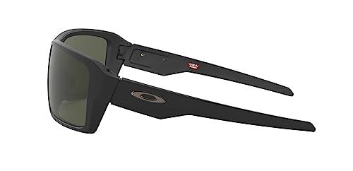 Image of Oakley Double Edge Sunglasses Matte Black with Dark Grey Lens 66mm