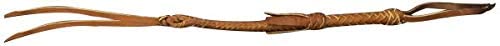 Leather Braided Riding Quirt w/Wrist Loop (Light)
