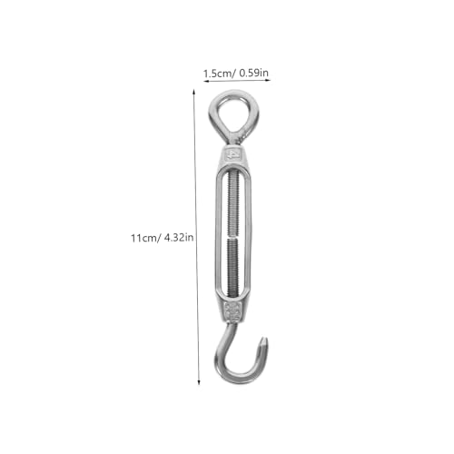 Juego de 1 sistema colgante para cables de acero inoxidable para instalación de luces de cuerda en techo, accesorios para jardín y uso doméstico miniatura 2