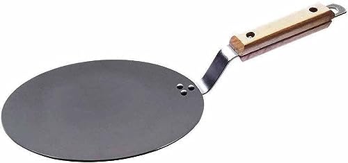 Comparison: Best Iron Tawa For Roti 5 Iron tawa for Roti,Chapati,Dosa Loha Tawa with Wooden Handle Premium, 100% Toxin-Free, Long Lasting, Black 10 Inch