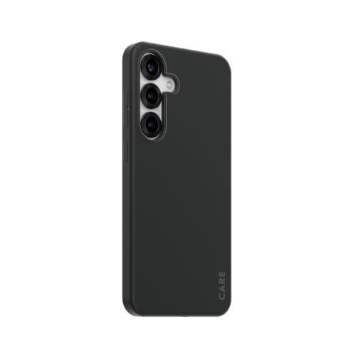 Panzer Glass Care Étui tendance noir avec QI Compatible Galaxy S25 Plus
