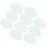 OUNONA 10 Stück Laborabdeckung Uhrglas aus Glas Flach und Rund als Becherglasdeckel für Wissenschaftliche Experimente und Prüfungsinstitutionen Geeignet