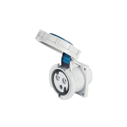 Prise aéronautique étanche IP67 32A 3 core socle encastrable antidéflagrant SFK230