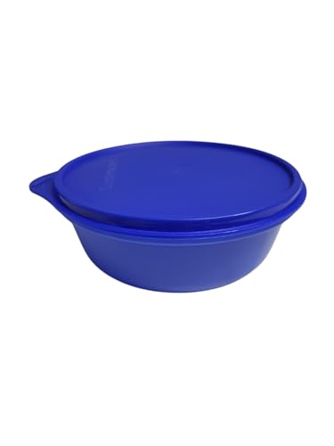 Tupperware Hitparade - Ciotola estiva con coperchio, a prova di perdite, 600 ml, 600 ml, colore: blu