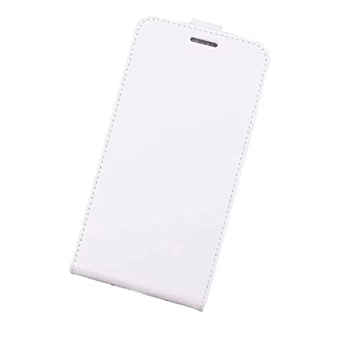 Étui en cuir Honor X6b blanc avec fente carte portefeuille R68