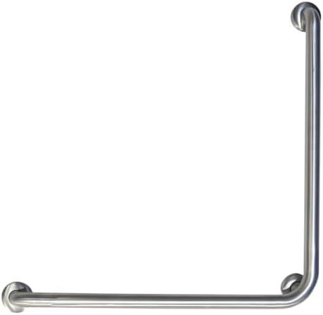 StreamWay L-Shapped Stainless Steel Bathroom Grab Bar 30 inch