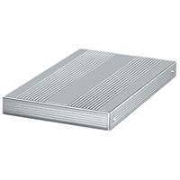 AIXCASE AIX-SUB2EXT 21 Aluminium Housing/Drive 2 1 USB2 Slimline, 0 Silver