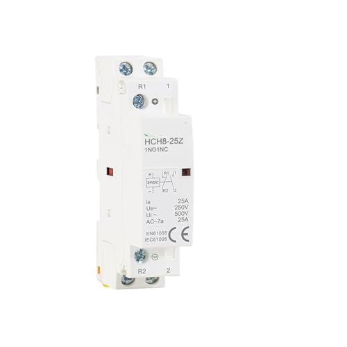 Contacteur 24V HCH8-25 DC 25A pour automatisme domestique 2P 2NC - 2
