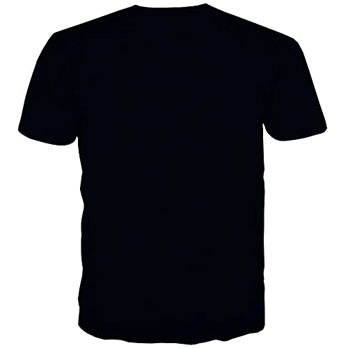 Kyku Black Pirate Shirt Men Costume Adult Captain Pirates Tshirt Funny Gift #TOP1