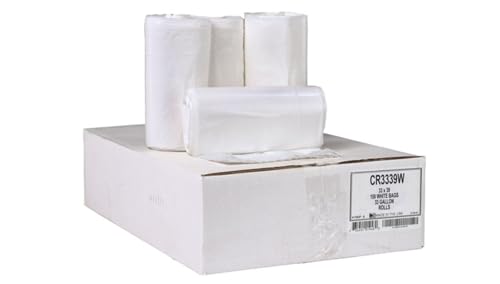 Aluf Plastics CR3339W CRW ���j�A�ᖧ�x�u�e���X�^�[�V�[�� �R�A���X���[���o�b�O �e��33�K���� ����39�C���` x ��33�C���` �z���C�g (150�p�b�N)