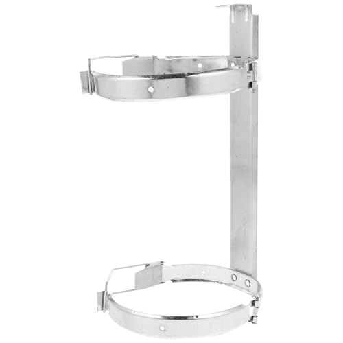 Hohopeti Soporte de Pared para Extintor de Incendios de Hierro Galvanizado 5 Kg, Montaje Práctico para Hogar, Oficina, Coche y Camión, Kit Seguro y Resistente para Protección
