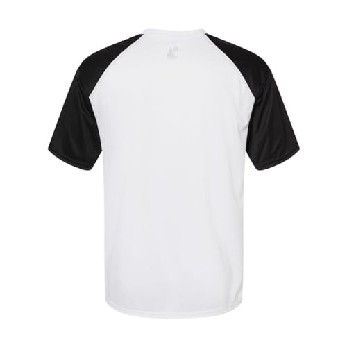 Badger Sports Breakout Tee - S - WH/BK