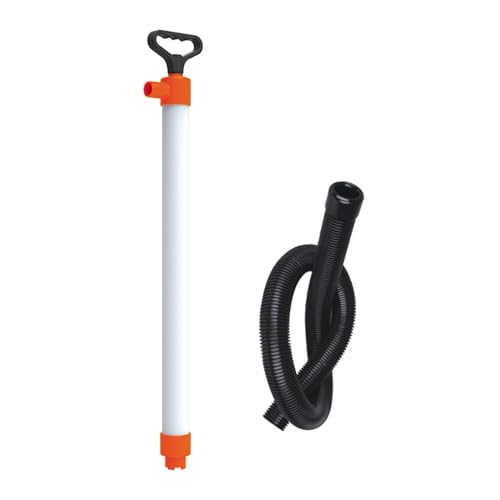 SEAFLO 43.3(1100 mm) Piston Hand Bilge Pump Manual Marine Pump 1.3 Inch Hose Portable Lightweight PVC EPDM Construction for Bilge Water or Diesel Transfer 4 Year Warranty