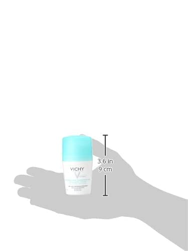 Vichy, Traitement Anti-Transpirant Intensif 48H, Roll-on, Transpiration intense, Sans Alcool, Hypoallergénique, Pour les Peaux Sensibles, 50ml (Lot de 2)