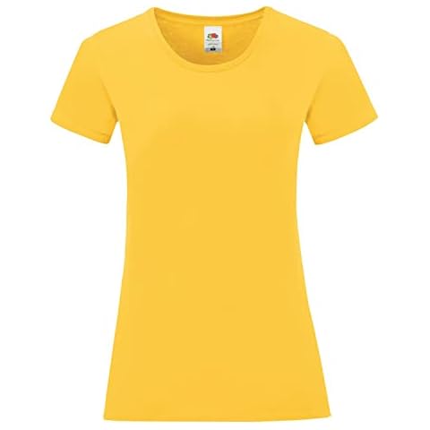 Fruit of the Loom Women's Yellow T-Shirt XL Cover