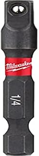 Milwaukee 4932471826 Shockwave Adaptor 1/4 Hex to 1/4 Drive Wrench Socket
