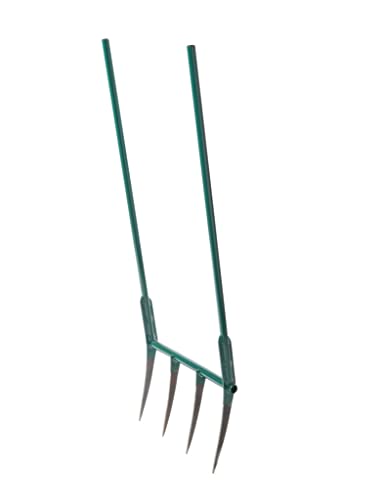 Meadow Creature All Steel Broadfork 12 púas Verde BF-12 miniatura 2