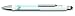 Schneider Slider Epsilon Touch Stylus/Ballpoint Pen, White/Blue Barrel, Blue (138702)