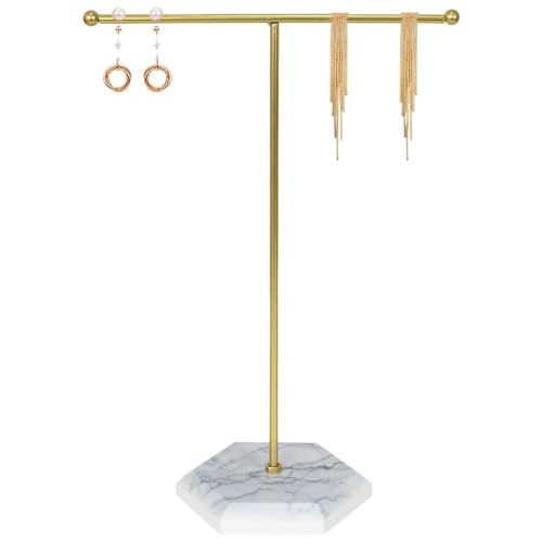aghoer Présentoir à Bijoux,Porte Collier, Présentoir à Bijoux, Porte Bijoux, Porte Chaîne, Présentoir à Bijoux en Métal, pour Colliers, Bracelets,...