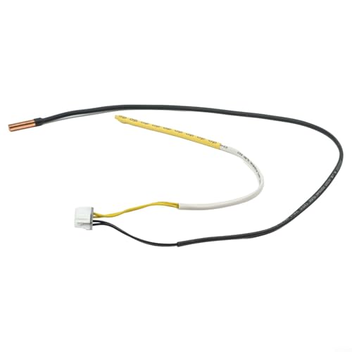 Sensor de temperatura, cabezal dual de 15 K 20 K, reemplazo de unidad interior de aire acondicionado, resuelve códigos de error F1 F2, construcción de goma y cobre para reparación de HVAC