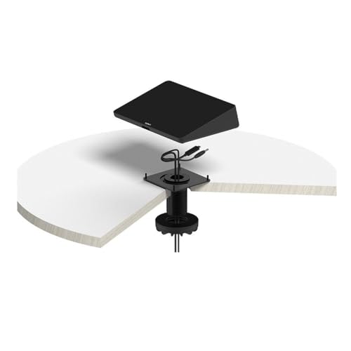 Contrôleurs tactiles IP Logitech sur table de réunion avec support pivotant - 3