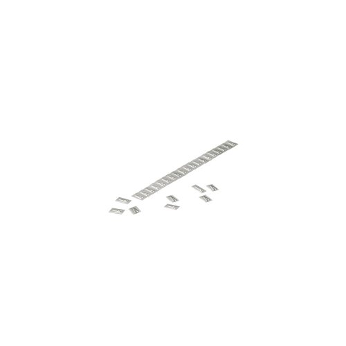 Support WSM 10 Weidmuller 10x20 barrette de marquage inox pour câble électrique