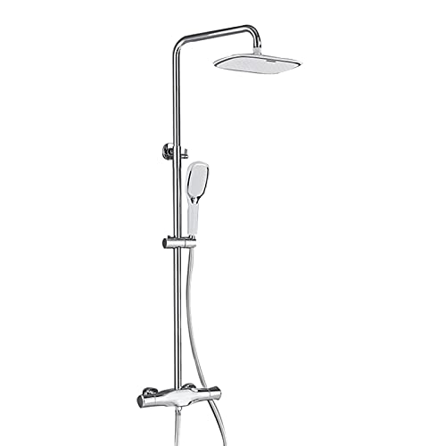 Mitigeur de douche thermostatique mural pour des moments de relaxation en famille