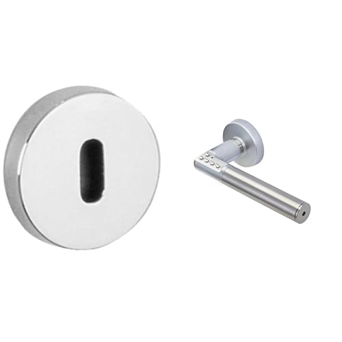 Poignée de porte à code électronique Vachette rosace ronde Jazz Alto
