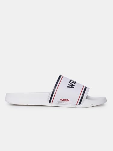 Image of WROGN Men's Anti-slip Sliders | Lightweight EVA Sole | Foam Padded Comfort