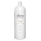 Alaro Dog Shampoo 16 oz for Double Coated Breeds - Golden Retriever, German Shepherd, Labrador - Clean Scent - Aloe & Oatmeal, Cleans, Conditions, Detangles, Moisturizes, Deodorizes - Made in USA