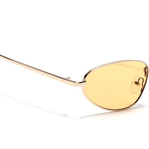 Image of Voyage UV Protected Oval Sunglasses for Men & Women