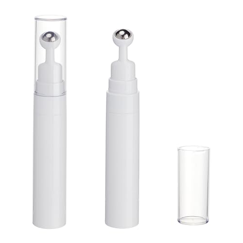 Botella dispensadora blanca portátil para crema de ojos NICENEEDED rellenable
