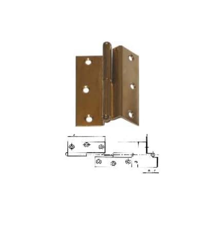 Masidef mobilia - 2 cerniere curva con collo alto