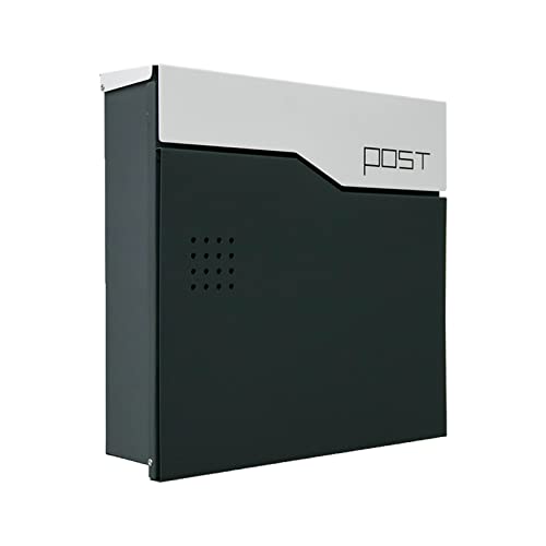 MINUSE Wandmontierter Briefkasten mit Schlüsselschloss, Für den Lnnen...