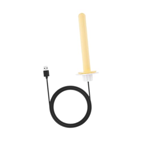 petsola 加熱式鳥止まり木 鳥ウォーマー 鳥かごヒーター 小型鳥用 カナリア用 鳥スタンドバー, 黄色