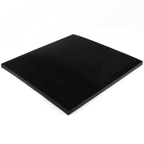 Image of WochiTV Solid Rubber Sheets, 1 /2 inch Thick x 12 inch Wide x 12 inch Long Neoprene Rubber Strips Rolls Perfect for DIY Gasket Material, Sealing, Liner, Shield, Padding, Mat