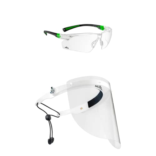 NoCry Face Shield & Safety Glasses Bundle