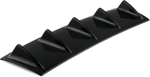 Becquet de carrosserie en ABS noir brillant pour un look sportif et durable