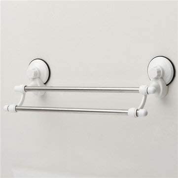 Ubersweet 47Cm Stainless St Suction Cup Bathroom Racks Holder