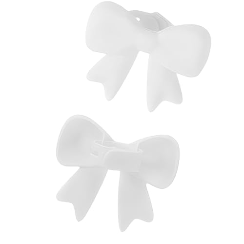 2Pcs Comfortable Secure Silicone Bowknot Headphone Easy Removal Silicone Gaming Headsets Attachment Headphones Accessories Comfo