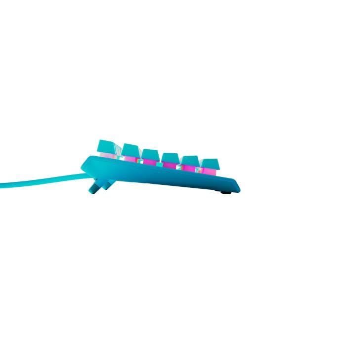 SteelSeries Apex 3 TKL Aqua RGB Gaming-Tastatur – Kompakter Tenkeyless-Formfaktor – 8-Zonen-RGB-Beleuchtung – Wasser- und Staubresistenz… – Ansicht 4