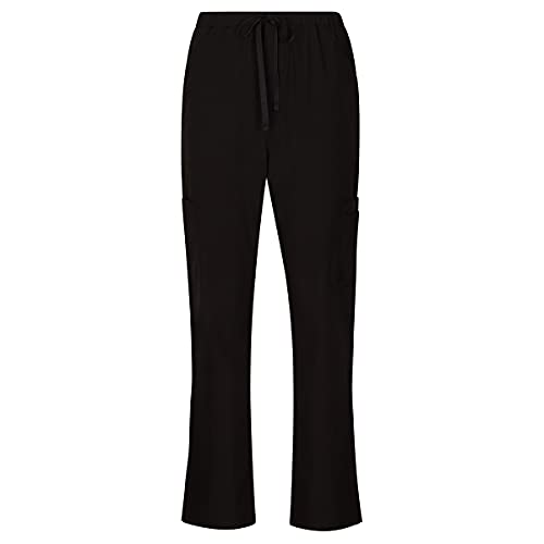 Natural Uniforms Women's Cool Stretch V-Neck Top and Cargo Pant Scrub Set with Regular and Petite Sizes